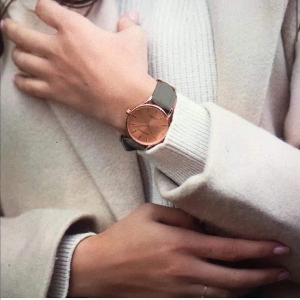NWT Monroé Classique Watch in Sunburst Solérose